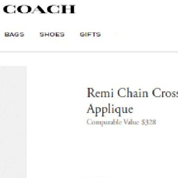$198 *NEW* COACH Remi Chain Crossbody With Whipsti - Picture 3 of 6